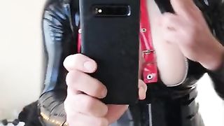 Rachel Wears Over-the-Knee Socks