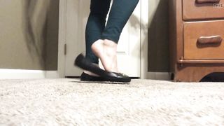 Crossdresser Flats Shoeplay