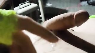 Trans woman dual pop-shot