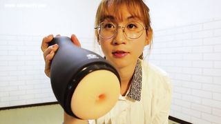 AB046 Assistant trial fresh masculine masturbator machine until jizz