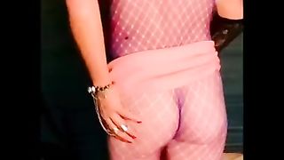 Purple suit mitt free-for-all jizz leaking