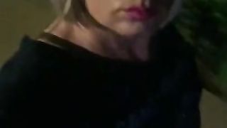 Undies ONLY in Public!  Such Risky Sissy Cockslut!!  Cd Transsexual