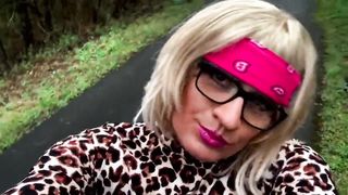 MOLTEN Hiking Trail Sissy Pounds her Sissypussy SO Superb Pblc Plaything