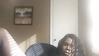 TsTracy in Dallas, toying with myself