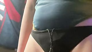 Bella ejaculates trio