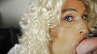 34 Trailer-Towheaded Mistress mighty deep throating. (No pop-shot)