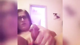 Jizzing While Getting Poked By Humping Machine