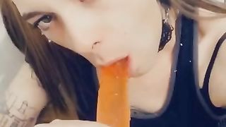 Killer TRANSSEXUAL loves her clitty in undergarments