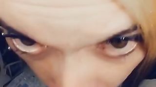 Trans Princess in Jaw-Dropping Mini Microskirt