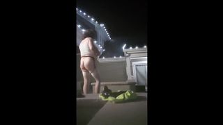 Crossdress at the Mall  in Underwear