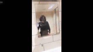 Sissy Using the Mens Bedroom.