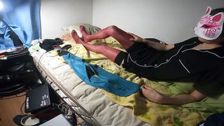 Fresh TH-tights and Bloomer! -Crossdressing 20 Mar 2021-