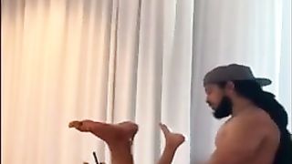 two suspended knobs 1 transgender princess vulva