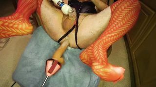 Fresh immense trouser snake plaything and vibro attachment!