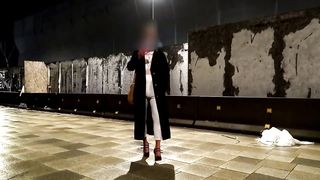 My gimp task, In the high high-heeled slippers urinated and strewn (two)