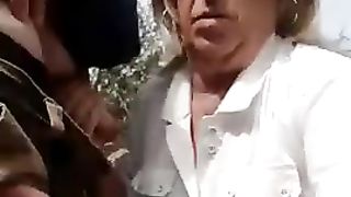 Throating shaft outdoors