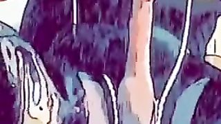 Cartoon'd in sheerblacksilk, daffyduck fashion, jizz-shotgun hetero up