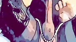 Patent Leather Pubes-Highs and a Man Meat Heterosexual Up...prepped two