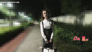 AB0382 Sweetie Assistant Public Remote Manage 绝美国产TS挑戰遠端遙控前列腺震動露出