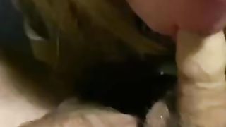 Sissy Maid Deep Throats Knob