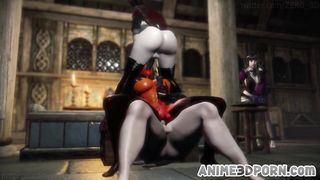 Humungous rod futa railing rod while face pummeled