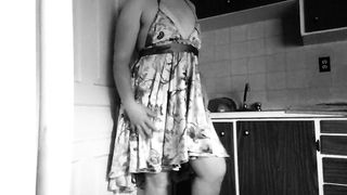 My Sis's Satin Sundress