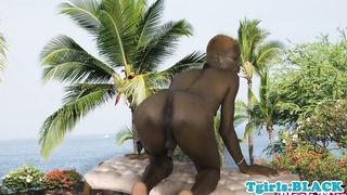 Nubian debutante draining boner in solo episode