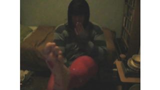 Girlyfeetboy - Clamps of me Taunting on Web Cam 2008