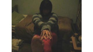 Girlyfeetboy - Clamps of me Taunting on Web Cam 2008