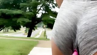 MAYBE the SLUTTIEST Public Cut-Offs Flick You've Ever Seen!!  Transsexual