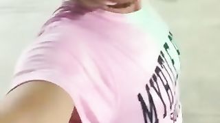 Public Sissy two films Whorish Yoga Cutoffs, Lengthy-ish T-t-shirt