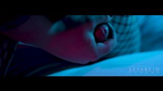 TRANSSEXUAL Kelly Quell Faps in a Fishnet Garment