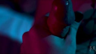 TRANSSEXUAL Kelly Quell Faps in a Fishnet Garment