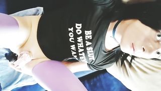 Nice Sissy wants to get her first-ever Sisigasm