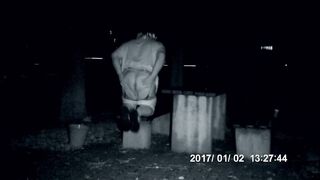 Introducing my gigantic rump at night on the parking plenty of Part02