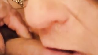 Heather services dad at the office