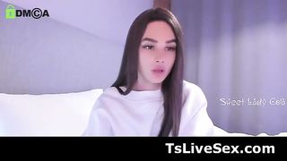 TGirl Honey Jacking Off on Web Cam Part