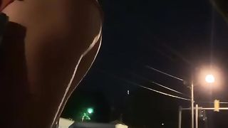 MARVELOUS Fem Bod! Ridiculously brief cut-offs! Engaged street corner