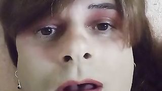 Sissy wanks in a suit