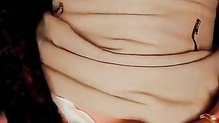 Dark-Skinned velvet sundress frolicking with gentle jizz-shotgun