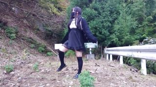 Want to meet with a getting off crossdresser Honoka in the farthest land of decay2