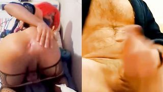 frolicking on skype with Timeforacuppa (obese two)