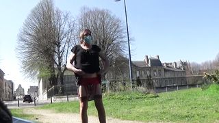 transgender travesti sounding urethral  outdoor underwear 42a