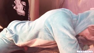 Boinked in the Arse Sissy Femboy in Jimjams