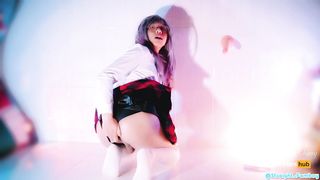 JP Sissy CD College Girl Anal Invasion & Bellow