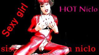 tranny love getting off faux-cock