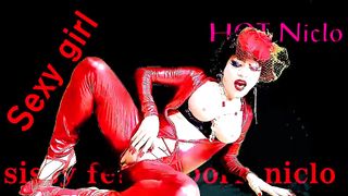 tranny love getting off faux-cock