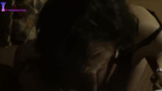 Blowjon con una cuata transexual