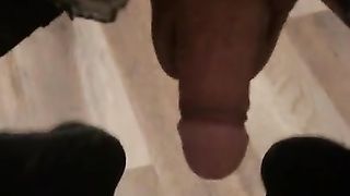 Sissy Tart ambling in Sexual Thong and High Heel Footwear