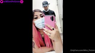 BussDown takes Trouser Snake in public douche